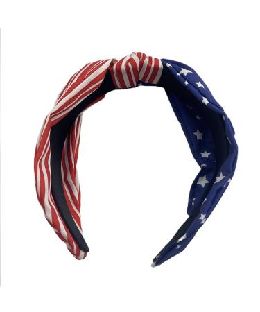 RUIFUU American Flag Knotted Headband | Independence Day USA Patriotic 4th of July - Buy Online on GoSupps.com