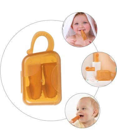 Nano Silver Cartoon Toothbrush Set with Molar Bite Ring - Kids Teeth Cleaning Tool for Optimal Oral Care - Buy Online on GoSupps.com