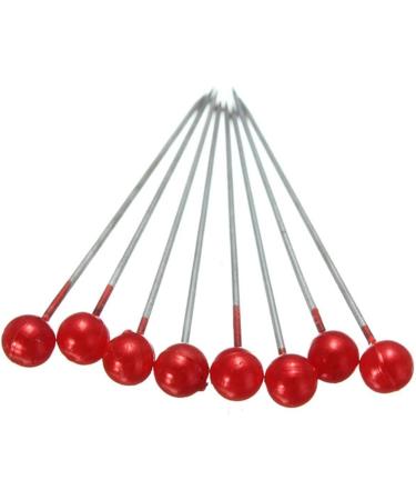 800pcs Round Pearl Head Dressmaking Pins - 3.5 cm Red - Ideal for Weddings, Corsage, Florists - Sewing Pin - Buy Online on GoSupps.com