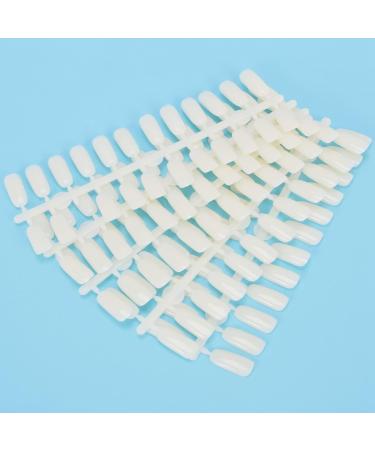 Desikixudy Square Head Nail Piece Nail Color Card Flat Bottom Solid Nail Piece Display Nail Piece Sample Flat Bottom Color Card - Buy Online on GoSupps.com