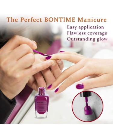 BONTIME Non-Toxic Water Based Nail Polish Set - Easy Peel Off, Quick Dry Formula for Women, Teens, Kids (6 Colors 0.27 fl oz) - Buy Online on GoSupps.com