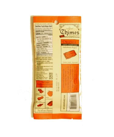 Chimes Ginger Chews Variety Pack - Original, Mango, Orange - 1.5 oz (3 Pack) - Buy Online on GoSupps.com