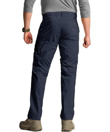 CQR Men's Hiking Pants | Water Resistant Lightweight Outdoor Cargo Pants - Runyon Cargo Navy 42W x 30L - Buy Online on GoSupps.com