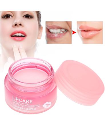 Strawberry Lip Mask & Moisturizer | Hydrating Overnight Lip Balm & Plumper for Dry Lips - Repair & Nourish Your Lips - Buy Online on GoSupps.com
