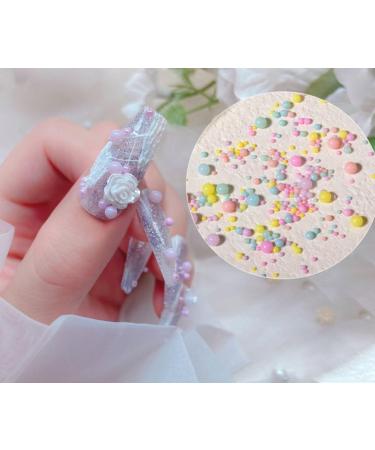 Summer Macaron Nail Art Beads Colorful Mini Metal Studs for DIY Decorations & Accessories - Buy Online on GoSupps.com