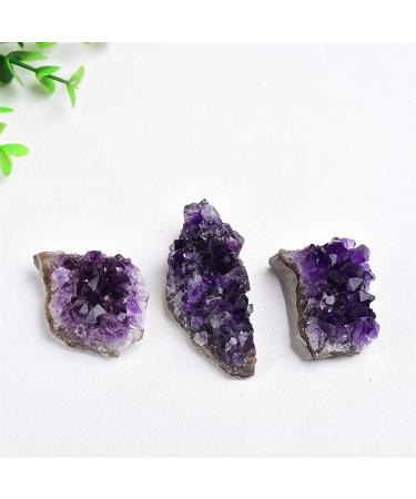 Natural Crystal Rough Decorative Ornaments 1pcs Natural Amethyst Cluster Quartz Raw sStone Purple Feng Shui Stone Ore Home Decoration (Size : 20-50g) (Size : 180-230g) - Buy Online on GoSupps.com