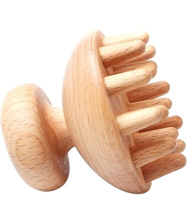Buy Pyatofly 2x Wooden Mushroom Shape Therapy Massager - Anti-Cellulite Fascia Massage Roller for Ultimate Relaxation | International Shipping Available - Buy Online on GoSupps.com