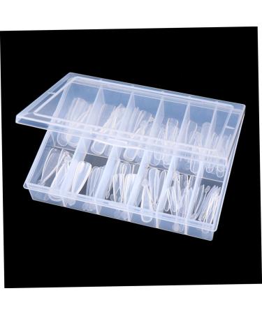 Housoutil Nail Extension Fake Nails Coffin Cosmetic False Nails Oval Nails Tips Whiting Full Coverage U as Postizas Decoradas Manicure False Nails Model Fake Acrylic Nails French Gel White - Buy Online on GoSupps.com