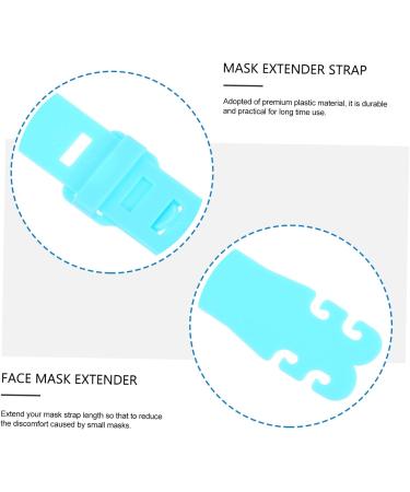 Homsfou 20 Pack Masks with Ear Hooks & Neck Lanyards | Protective Face Mask Extensions & Strap Connectors - Comfort & Convenience - Buy Online on GoSupps.com