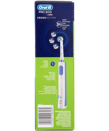 Buy Braun Oral-B Pro 600 CrossAction - Advanced Electric Toothbrush for Superior Oral Care | Fast International Shipping - Buy Online on GoSupps.com