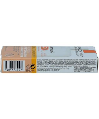 Roche-Posay Anthelios Invisible Fluid SPF 50+ Tinted - 50 ml | Best Sunscreen for Sensitive Skin | Buy Internationally - Buy Online on GoSupps.com