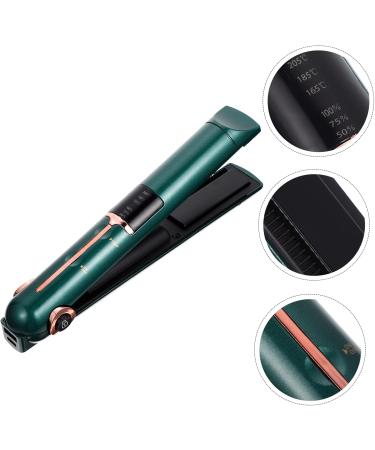 Healeved Curling Iron Girl Hair Straightener Electric Curlers Wisking Tool Electric Cordless Power Tools Abs 21X4X3.5CM Green - Buy Online on GoSupps.com