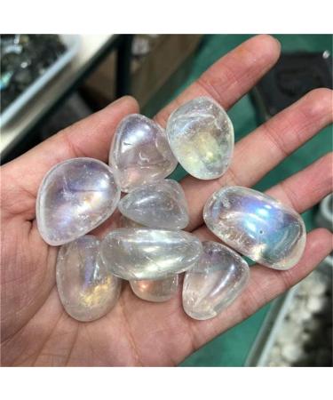 Natural Angel Aura Clear Quartz Tumbled Crystal Stones for Home Decoration - (Color: Multi-Colored Size: 20-30mm) - Buy Online on GoSupps.com