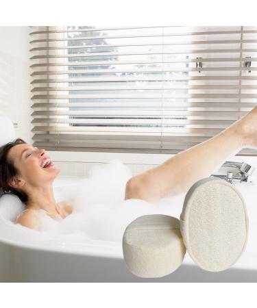 Natural Loofah Sponge Set - 3PCS Bath Shower Ball & Massage Brush for Optimal Exfoliation | Eco-Friendly & International Shipping - Buy Online on GoSupps.com
