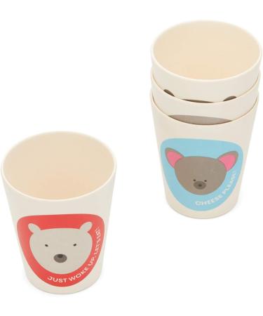 Red Rover Bamboo Animal Kids Drinking Cups - Pack of 4 - 8 Oz. - Buy Online on GoSupps.com