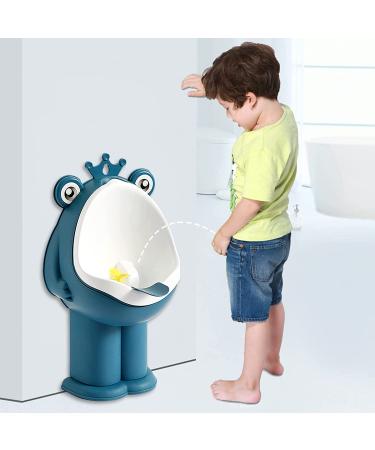 Frog Pee Training Urinal for Boys Toilet - DEEP Blue | Aiming Target Included - Buy Online on GoSupps.com
