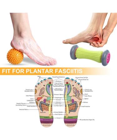 Ryson Foot Roller Massage Ball - Plantar Fasciitis Relief & Reflexology Massager - Buy Online on GoSupps.com