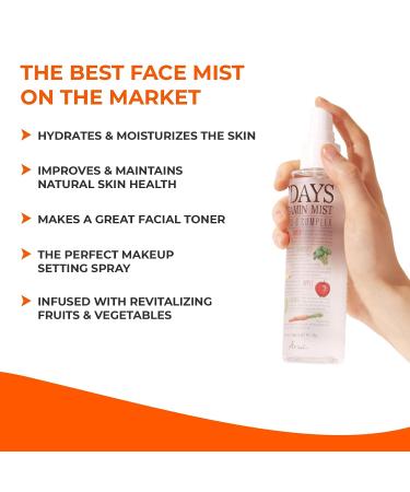 Ariul 7 Days Vitamin Mist - 3-in-1 Hydrating Face Mist, Makeup Setting Spray & Toner - Dewy Finish for All Skin Types (5.07 Fl.Oz) - Buy Online on GoSupps.com