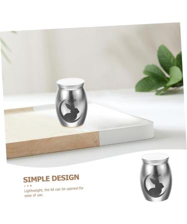 BESPORTBLE 5pcs Rabbit Urn Small Pet Urn Bunny Dog Urns for Ashes Mini Urns for Ashes Urn Small Stainless Steel 4.00X3.00X3.00CMx5pcs Silverx5pcs - Buy Online on GoSupps.com
