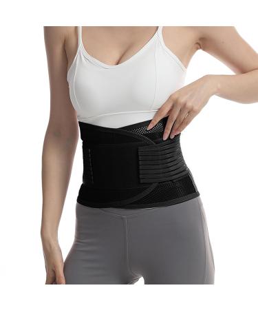 MCAORI Breathable Lumbar Support Belt for Women Men Mesh Lumbar Pads for Lower Back Pain Relief Sitting Posture Correction L Grey - Buy Online on GoSupps.com