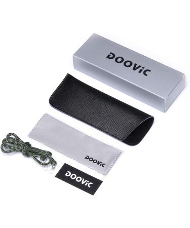 DOOViC Blue Light Filter Reading Glasses for Unisex TR259-C - Matte Brown 1.0x | 9 Colors Available - Shop Now! - Buy Online on GoSupps.com