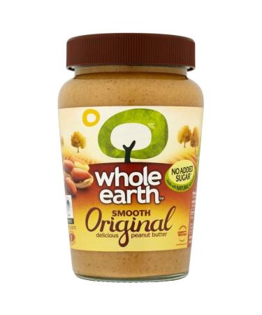 Whole Earth Whole Earth Smooth Peanut Butter No Added Sugar (340g) - Pack of 2