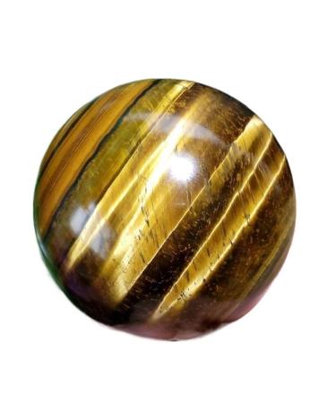 Natural Crystal Rough Natural Tiger Eye Crystal Ball Quartz Specimen Healed