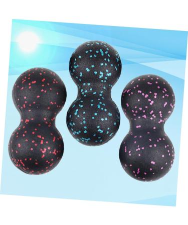 Buy Gleavi Massage Roller Set - 3 Physiotherapy Peanut Balls for Deep Tissue Massage & Yoga Fitness | International Shipping Available - Buy Online on GoSupps.com