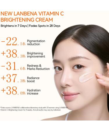 LANBENA Cr me claircissante la vitamine C pour homme et femme - Buy Online on GoSupps.com