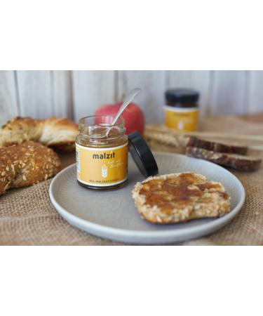 Malzit Organic Vegan Spread - Light Barley Malt 6 x 150g | Low Sugar Alternative to Honey/Jam for Bread & Rolls - Buy Online on GoSupps.com