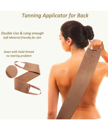 Celecily Fake Tan Mitt Applicator Set - Self Tanning Mitt with Velvet Mitten for Face and Back, Reusable Tanning Glove for Self Tanner - HU - Buy Online on GoSupps.com