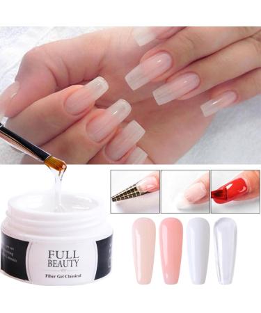 15ml UV/LED Gel Nail Set - 4 Colors Jelly Gel for Stunning Nail Designs - Buy Online on GoSupps.com