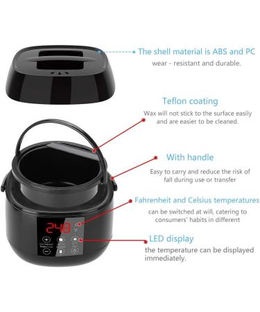 Intelligent LED Wax Warmer Kit - Complete Hair Removal Set with 400g Wax Beans & 20 Spatulas - Shop Now! - Buy Online on GoSupps.com