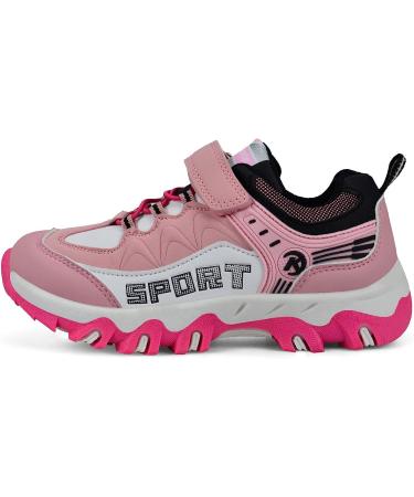 Biacolum Girls Waterproof Hiking Shoes - Pink/White/Black - Size 2 Little Kid - Buy Online on GoSupps.com