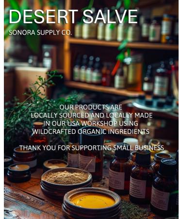 Juniper Sagebrush Broomweed Balm - Organic Skin Soothing Salve - Made in USA - Handcrafted Desert Remedy (1 oz - Buy Online on GoSupps.com