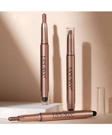 EnMart Eyeshadow Stick Longwear Cream Eye Shadow Pencil Double Ended Eyeshadow Stick Pearlescent Matte Silkworm Laying Pen Fine Flash Brightening Eye Shadow Pencil Preppy Makeup(12 Colors) C001 - Buy Online on GoSupps.com