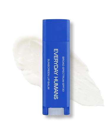 Everyday Humans SPF30 Sunscreen Lip Balm Sun Glide UVA/UVB Protection Hydrating Smooth Dry Lips | Untinted Mint Flavor