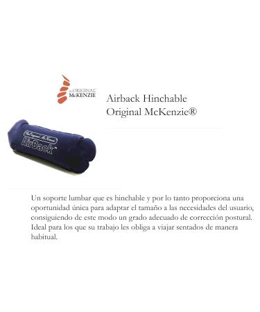 Airback Lumbar Support - Inflatable Original McKenzie | International Shipping Available - Buy Online on GoSupps.com