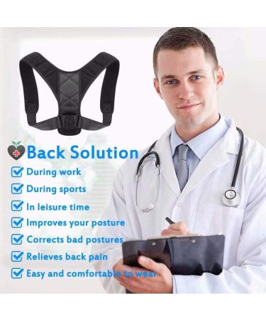Bodywellness Posture Corrector for Men & Women | Candywe Back Brace for Clavicle Support & Pain Relief - Buy Online on GoSupps.com