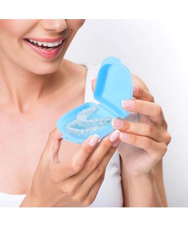 4-Piece Denture Container Set - Bite Warehouse Storage Box with Hanging Net - Ideal for Prosthesis Teeth Care - Buy Online on GoSupps.com