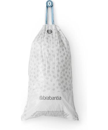 Brabantia 138485 Garbage Bags - 120 White Bags (Code O) | Pack of 6 | Eco-Friendly & Durable - International Shipping Available - Buy Online on GoSupps.com