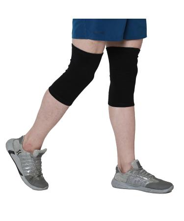 Knee Brace for Men & Women - Unisex Compression Sleeve for Meniscus Tear ACL Support & Arthritis Pain Relief - Medium Black Workout Sports Knee Support - Buy Online on GoSupps.com