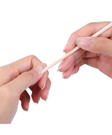 300 Count Orange Wood Stick 4.5 inch Cuticle Pusher Remover | Orangewood Cuticle Sticks for Nail Art Manicure & Pedicure - Buy Online on GoSupps.com