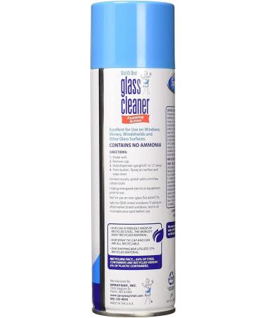 Sprayway Glass Cleaner Foam Action 3 Pack with Cleaning Cloth - Award Box Packaging - Buy Online on GoSupps.com