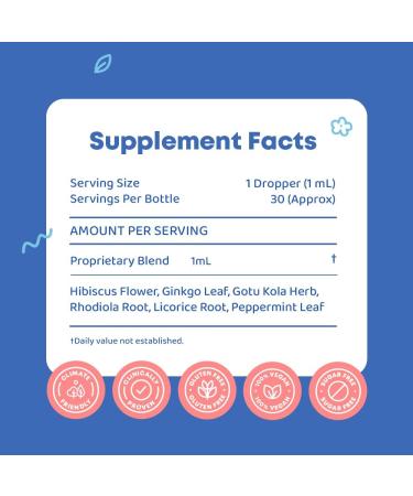 Genius Drops Organic Focus Supplement for Kids - Ginkgo Biloba Attention and Focus Formula - Clinically Tested 1 Oz Kids & Teens Focus Drops - Buy Online on GoSupps.com