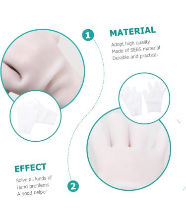 HAPINARY 1 Pair Moisturizing Gloves Womens Gloves Black Gloves Moisturizing Hand Gloves Essential Oil Glove Gloves Overnight Spa Gloves Cosmetics Gloves Dry Skin Care Gloves Dryness 21.5X11.5cm - Buy Online on GoSupps.com