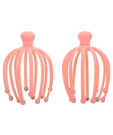 Foytoki 2 piece of head massage device Multifunction massage device scalp massage devices massage devices for the scalp portable therapeutic massage device scalp massage tool