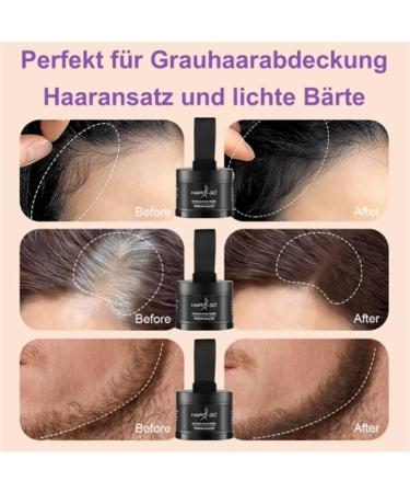  HAIR GO Root Powder Concealer Hair Thickening Powder for Women Men Waterproof Makeup Hiding Roots Natural Powder (4g) (White) - Buy Online on GoSupps.com