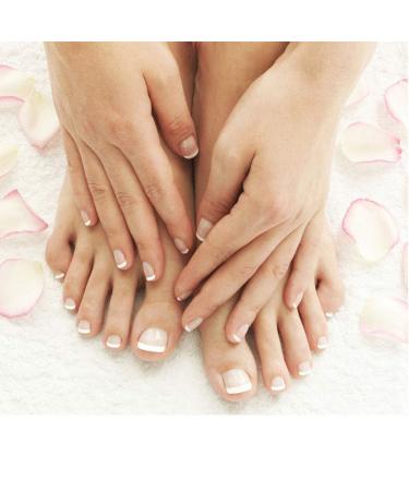 LIARTY Full Cover French Toenails Kit - 280 Natural Toe Nails with Adhesive Tabs & Accessories - Buy Online on GoSupps.com