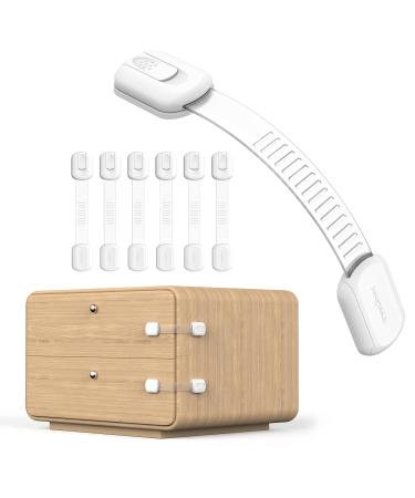 Child Protection Cabinet Set - 6 Durable Safety Locks for Drawers Doors & Ovens - No Drilling Required - Buy Online on GoSupps.com